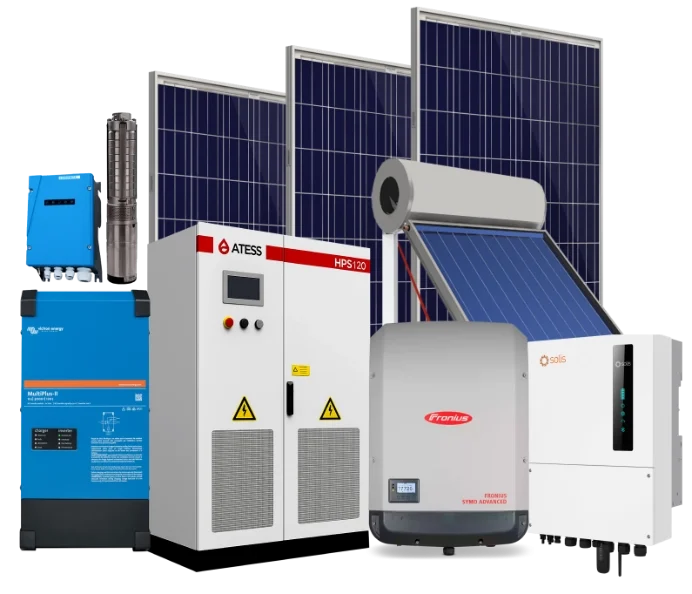 Different Solar Inverters Sold and used by Compact Energies